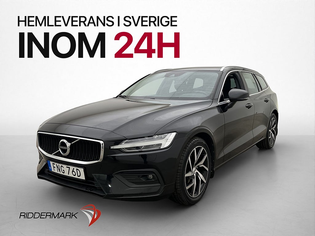 Volvo V60 B4 197hk Advanced VOC H/K Dragkrok Kamera CarPlay
