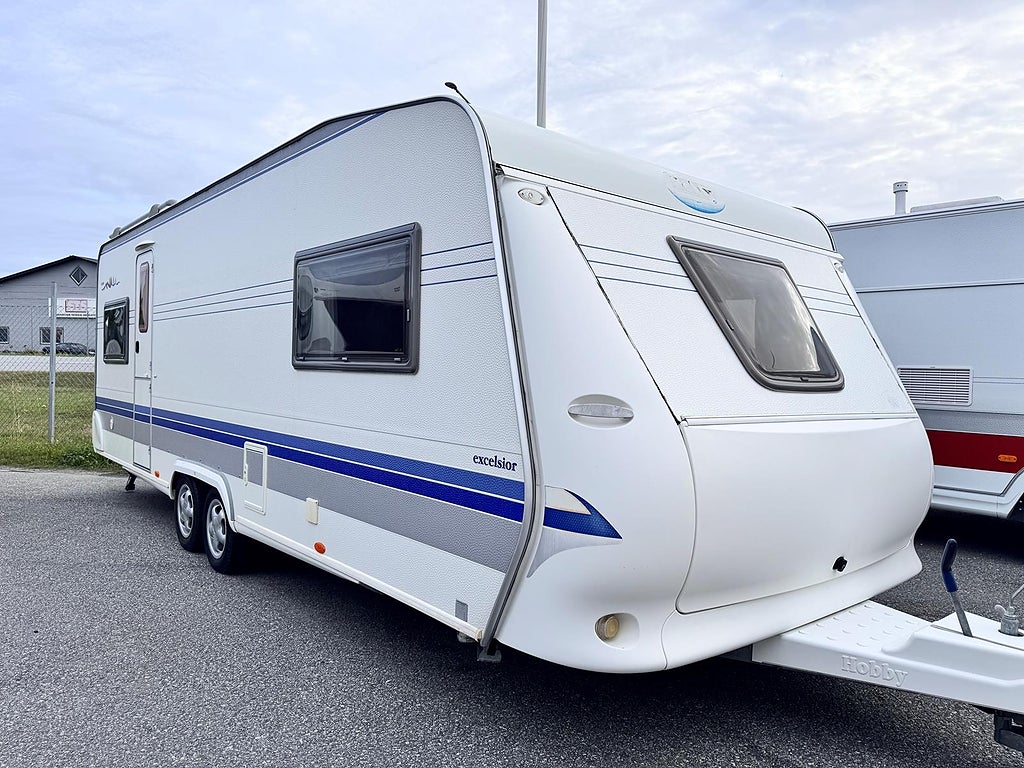 Hobby 610 UL EXCELSIOR Långbäddar, Ac, Aldepanna