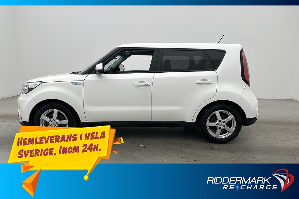 Kia Soul EV 30 kWh 110hk Kamera Navi CarPlay Rattvärme