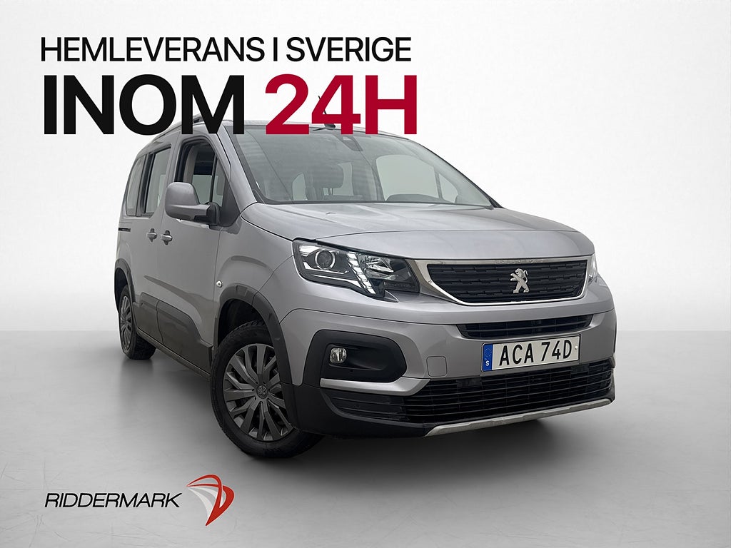 Peugeot Rifter 1.2 Ny-Kamrem PDC CarPlay 5-Sit 969MIL 1-Bruk