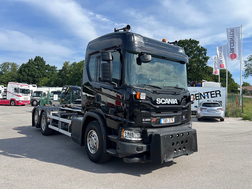 Scania G450 6x2*4 XT Lastväxlare, Fullt Plogutrustad
