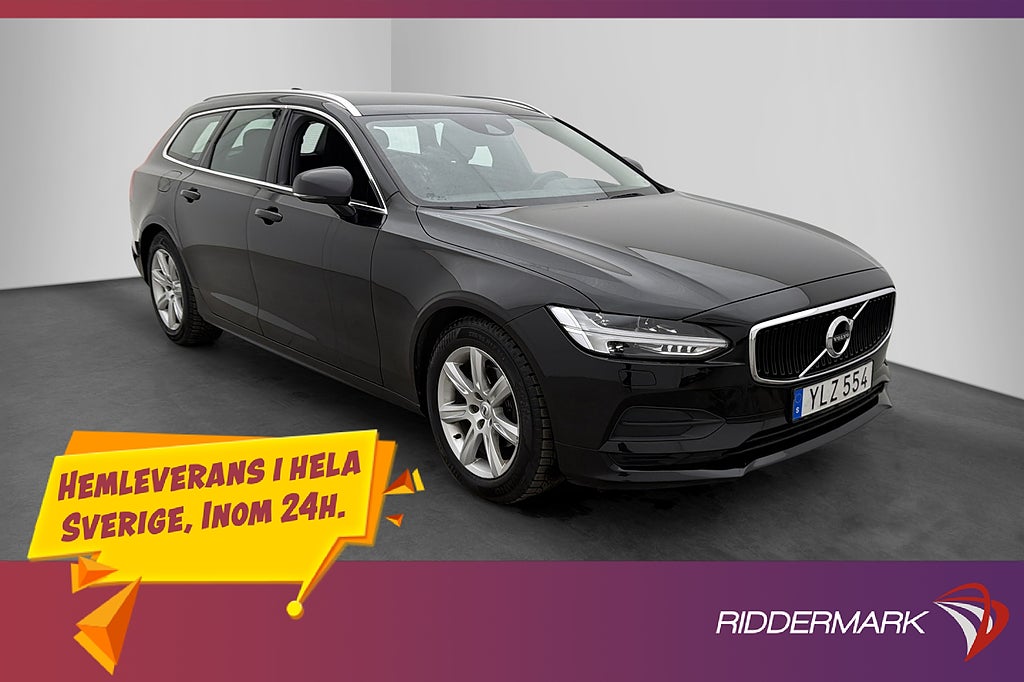 Volvo V90 D4 190hk Momentum Värmare Sensorer CarPlay