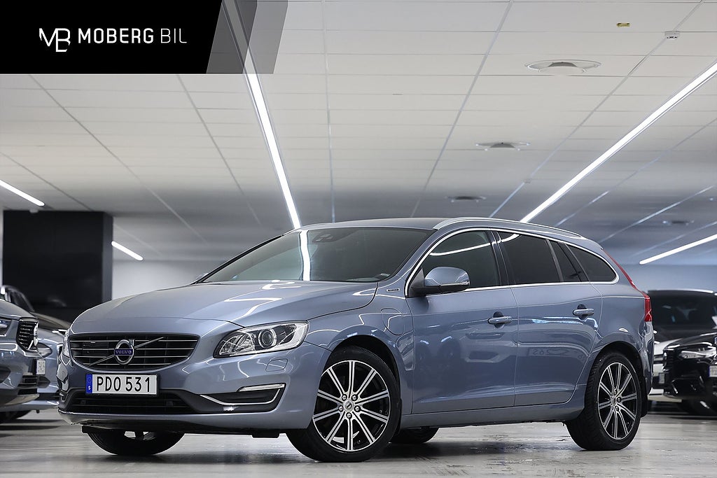 Volvo V60 D5 Twin Engine AWD 288hk *Hjulkampanj!* Polestar Opt Classic Nav