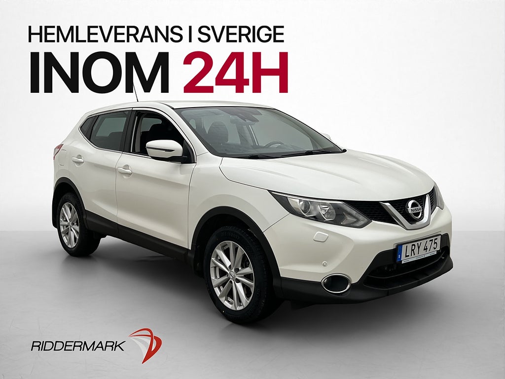 Nissan Qashqai 130hk Acenta M&K-Värmare Kamera Navi Drag