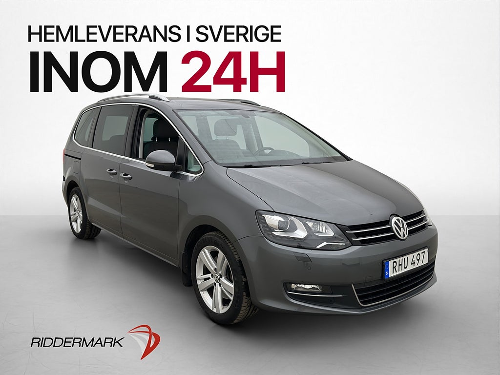 Volkswagen Sharan 2.0 TDI 4M 7-sits Värmare Elskjutdörr Drag