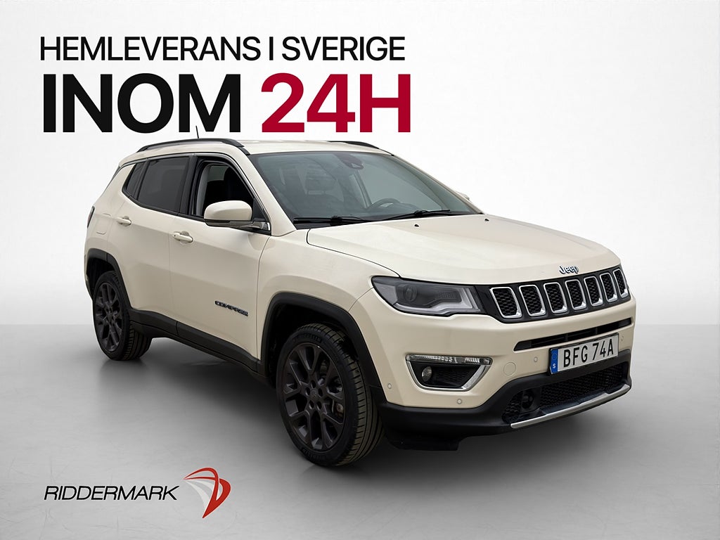 Jeep Compass 4xe 190hk Kamera Rattvärme Dragkrok Navi