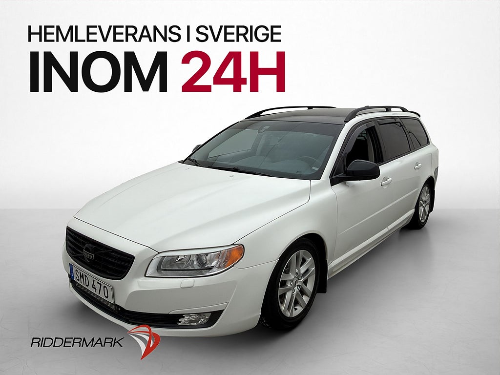 Volvo V70 D3 Momentum Värmare Drag Sensorer Halvskinn