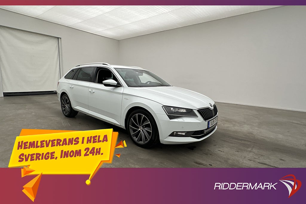 Skoda Superb Kombi TDI 4x4 190hk L&K Värm Kamera Skinn Drag