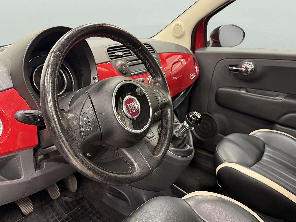 Fiat 500 1.2 8V Lounge Skinn Panorama HELGKAMPANJ - miniatyr 11