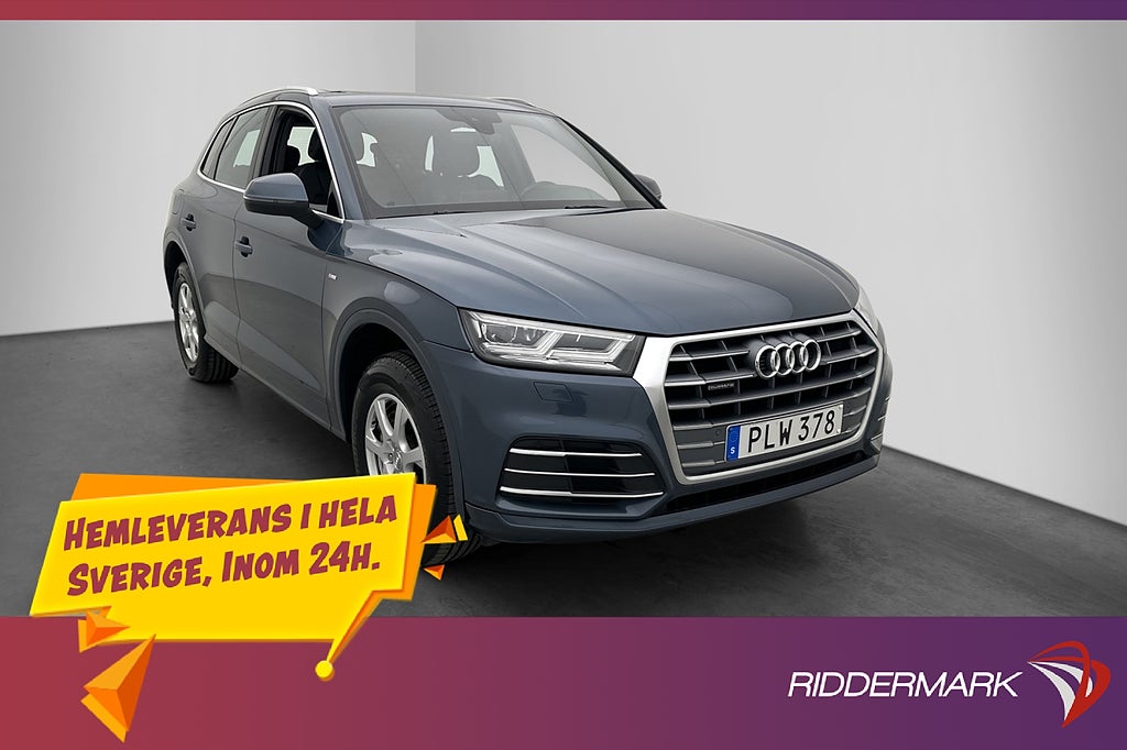 Audi Q5 2.0 TDI Q S-Line Pano Cockpit B&O Navi Halvskinn