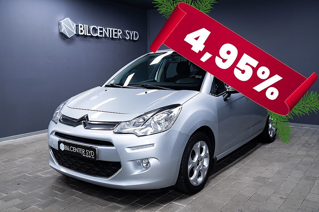 Citroën C3 1.2 VTi Manuell|Låg-Milad|Sv-Såld|82hk|