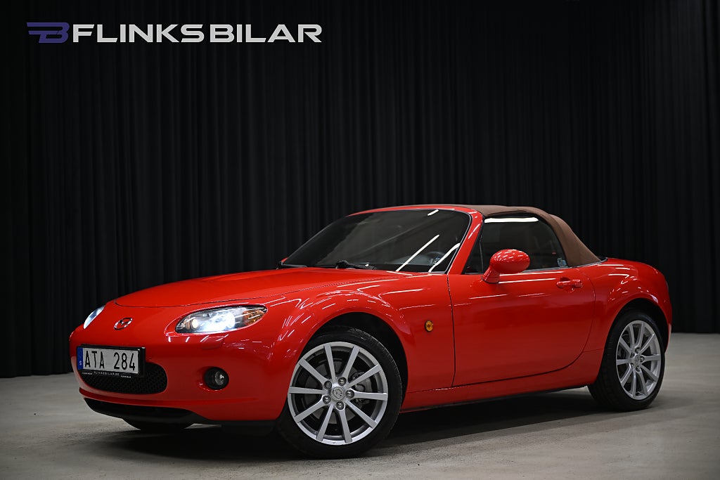 Mazda MX-5 2.0 160HK Softtop|Skinn|Lågmil|Svensksåld