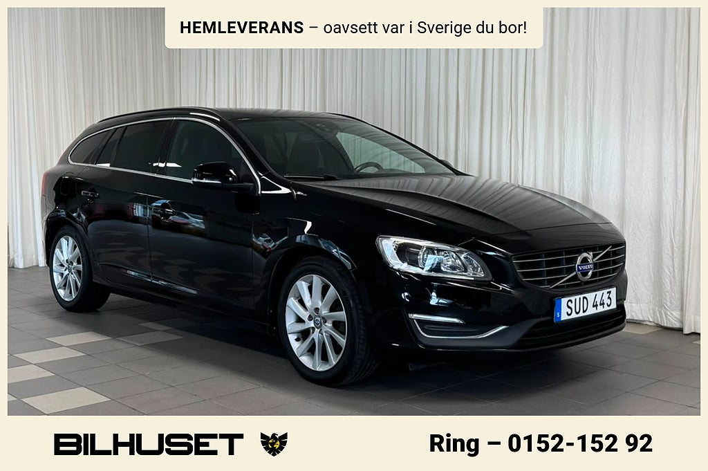 Volvo V60 D3 Momentum Drag Värmare Rattvärme Bluetooth