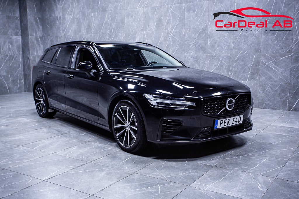 Volvo V60 Recharge T6 AWD 350hk Plus Dark Kamera CarPlay Drag