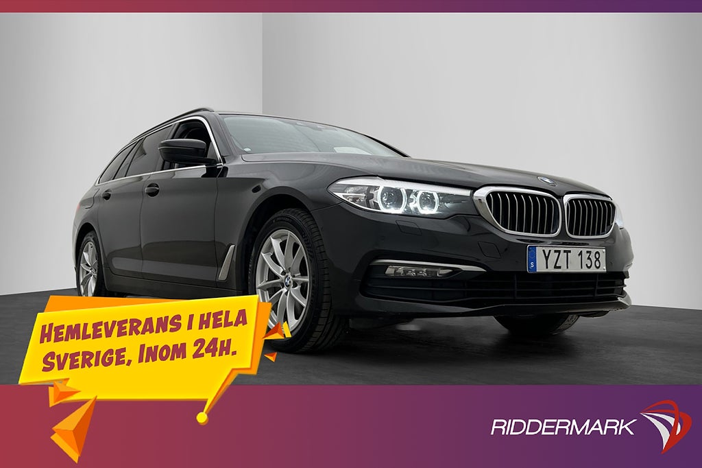 BMW 520 d xDrive 190hk Kamera Rattvärme Elstol Navi
