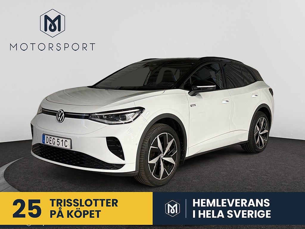 Volkswagen ID.4 GTX 299hk 4M Comfort Plus Top Sport Drag Förklimat