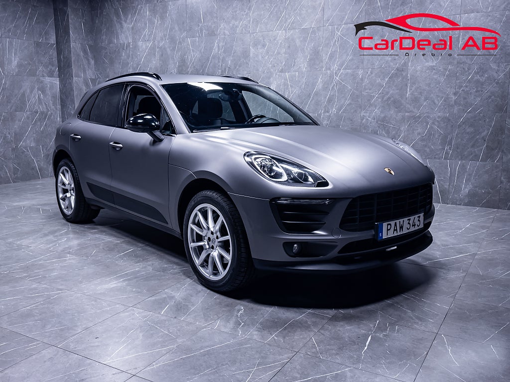 Porsche Macan S Diesel PDK AWD 258hk Värmare 14-Vägs Kamera Läder
