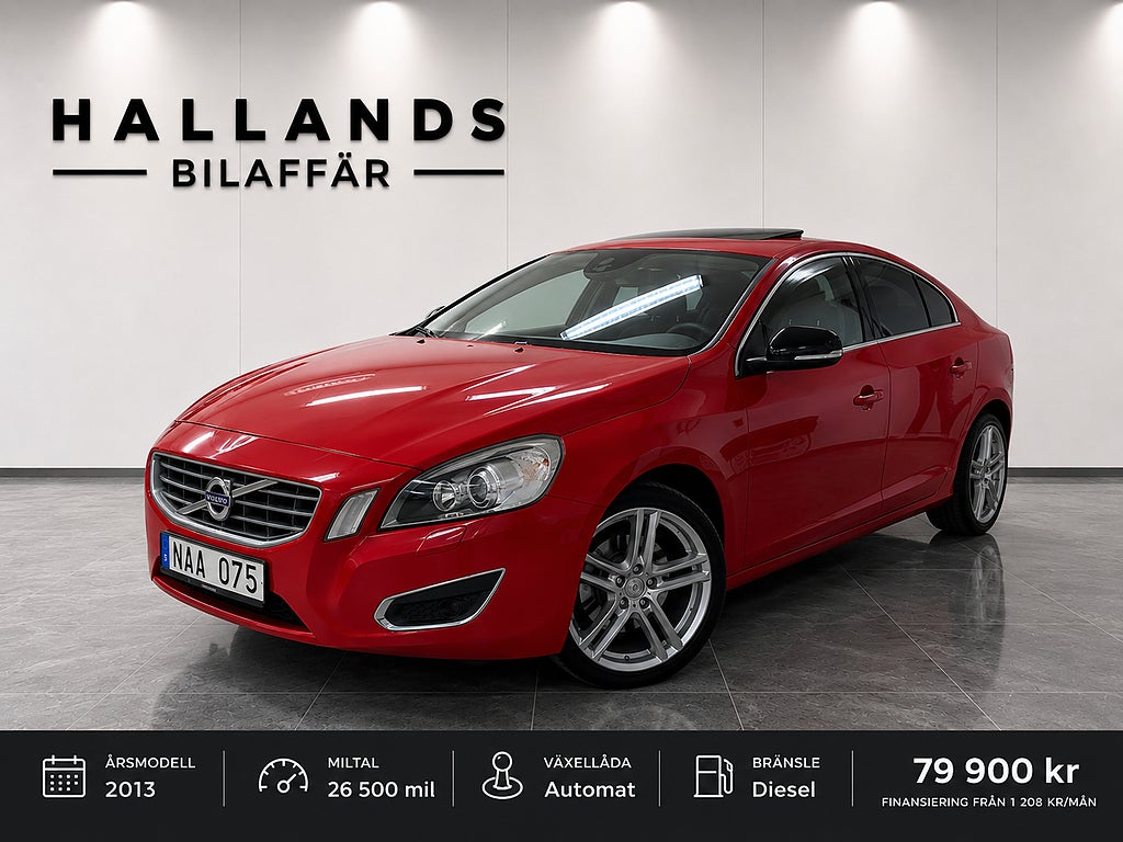 Volvo S60 D5 Geartronic Summum 215hk / Taklucka / B-Kamera