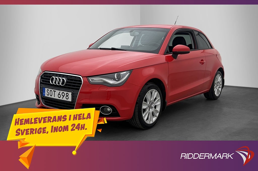 Audi A1 1.4 TFSI 122hk Proline Värmare Farthållare Bluetooth