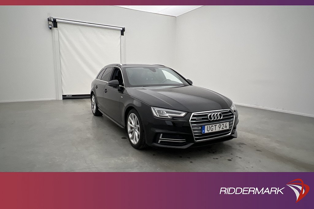 Audi A4 Avant TDI Q 190hk S-Line Värm Sensorer Drag Välserv