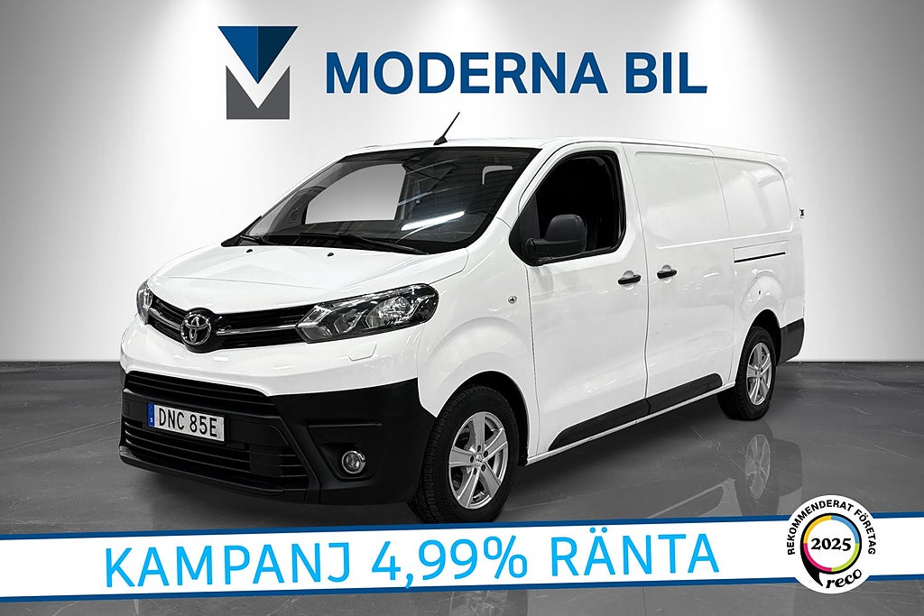 Toyota ProAce 2.0 D-4D 122hk L3 Extra Lång Drag D-värm HuD Moms