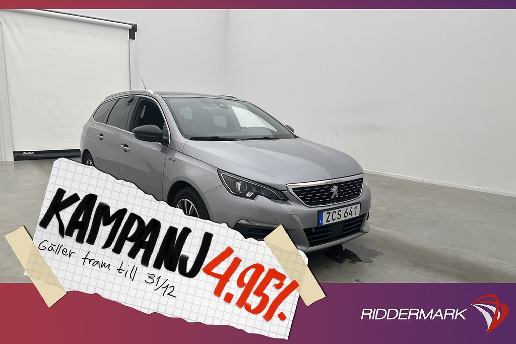 Peugeot 308 SW 130hk GT-Line Panorama M&K-Vär 4,95% Ränta