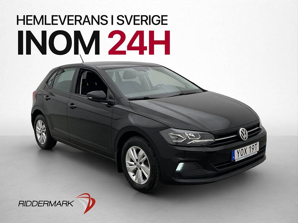 Volkswagen Polo 1.0 TSI 95hk Sensorer Farthållare 0.47 l/mil