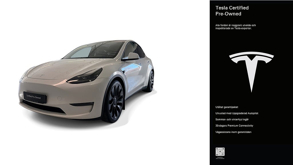 Tesla Model Y Performance Certified Pre-Owned 3,84% ränta