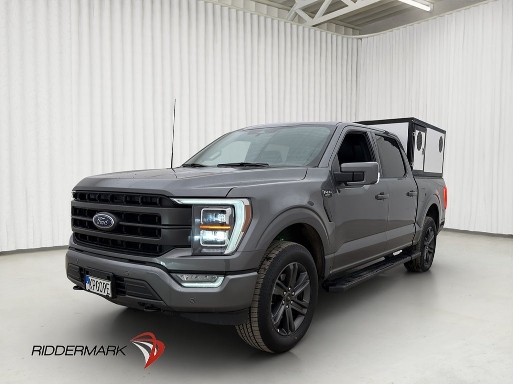 Ford F-150 Lariat Sport  V8 4x4 HUNDKÅPA Pano Skinn B&O Moms