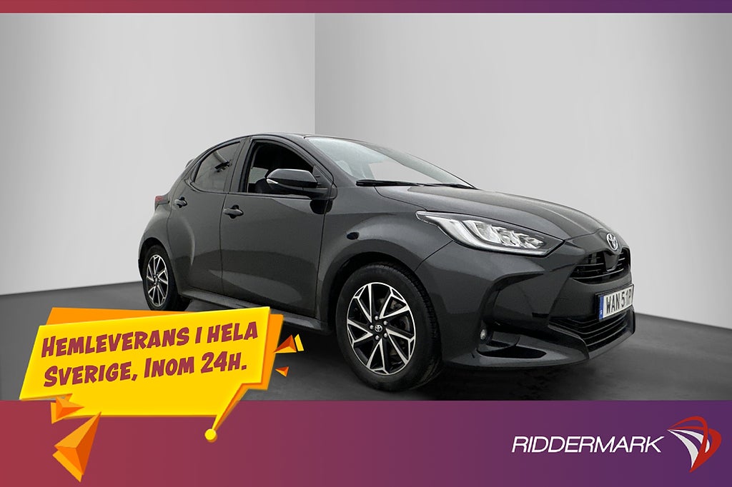 Toyota Yaris Hybrid Active Plus Kamera CarPlay Rattvärm MOMS