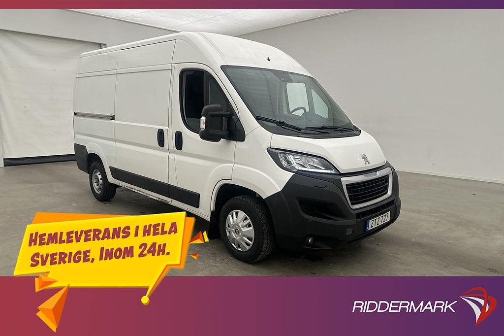 Peugeot Boxer L2H2 140hk Värmare B-Kamera 3-Sits Moms 1-ÄGAR