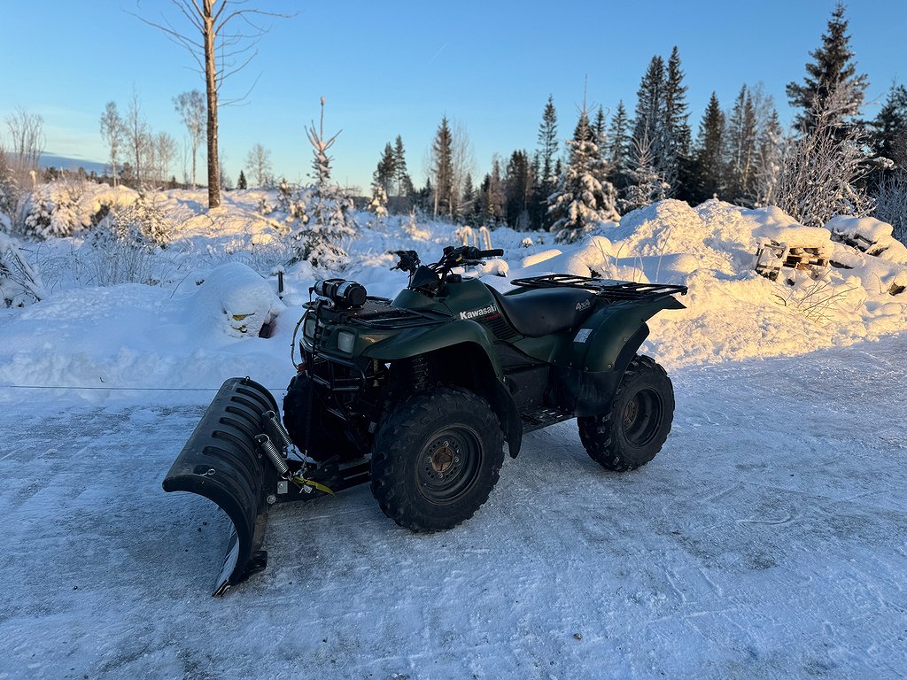 Kawasaki KVF 360  4x4 PLOGPAKET 