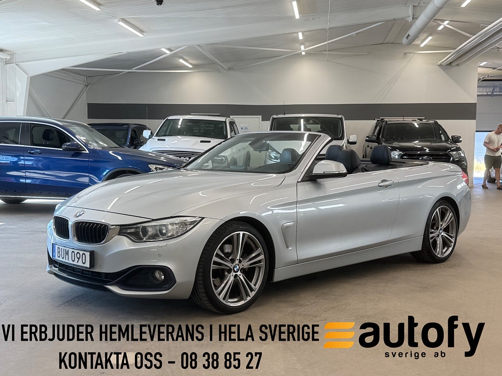 BMW 428I Convertible SPORTLINE SKINN NAVI-PRO SPORTLÅDA EU6
