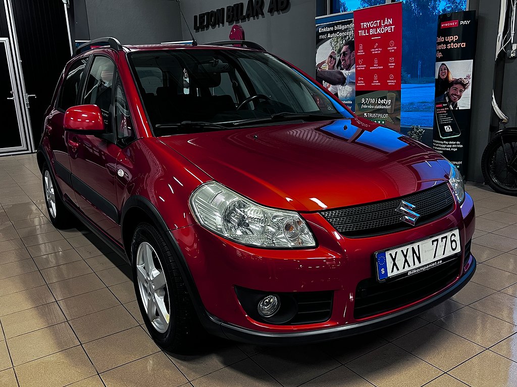 Suzuki SX4 1.6 VVT 107hk Lågmilare Årsskatt 1548kr Dragkrok 