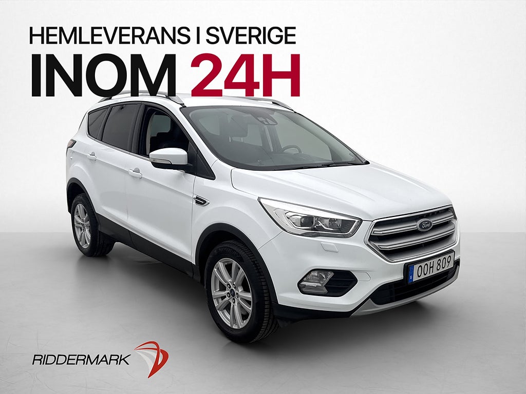 Ford Kuga 1.5 TDCi 120hk Titanium Sensorer Halvskinn Drag