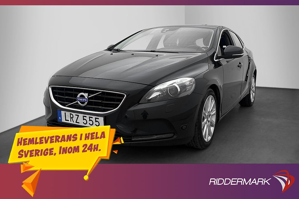 Volvo V40 D2 115hk Momentum VOC Värmare P-Sensorer Halvskinn