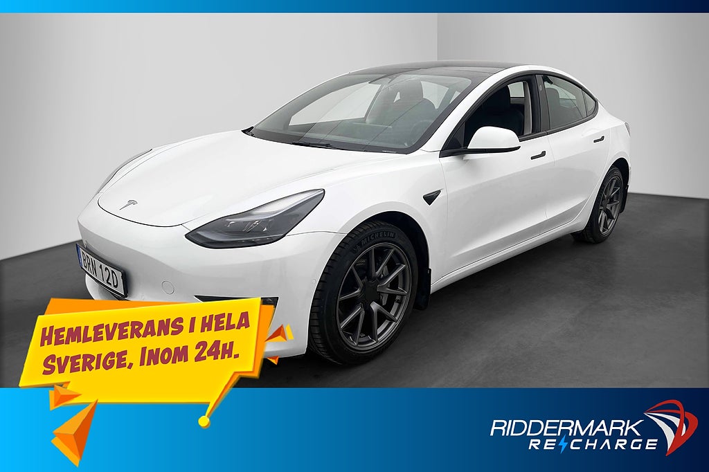 Tesla Model 3 Long Range AWD MOMS Autopilot Svensksåld
