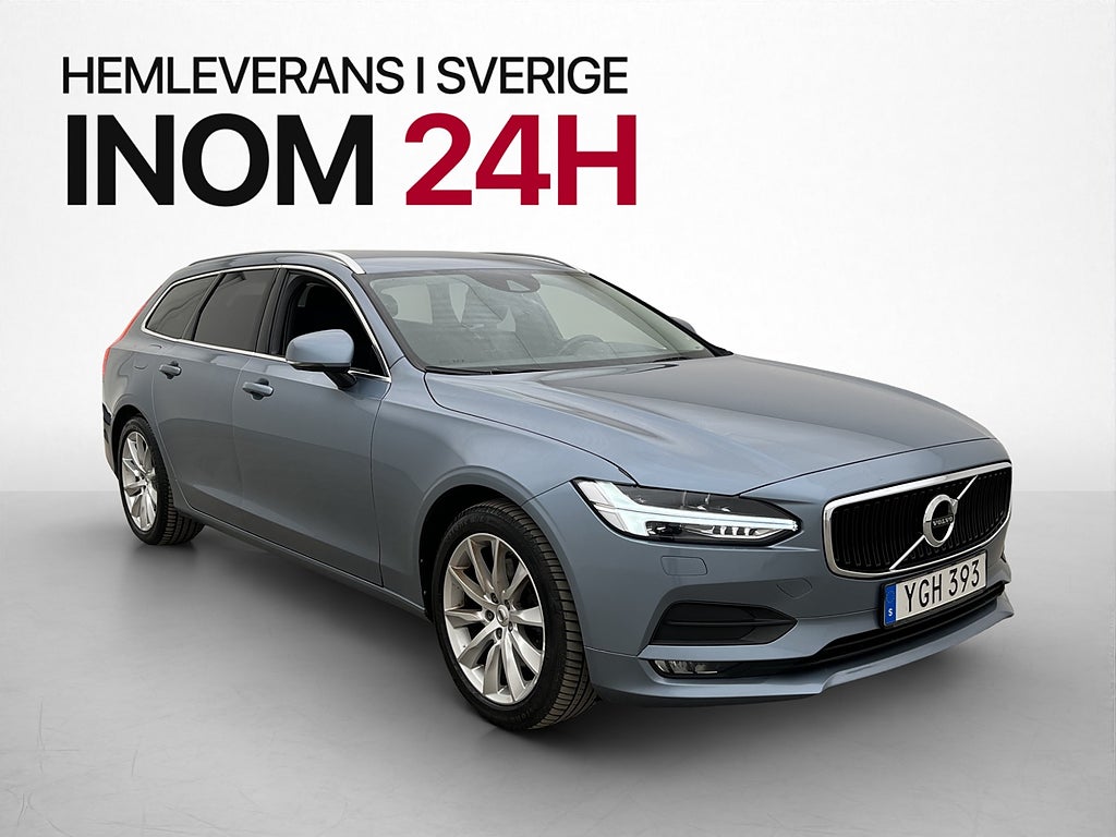 Volvo V90 D5 AWD Momentum VOC Värmare CarPlay Rattvärme