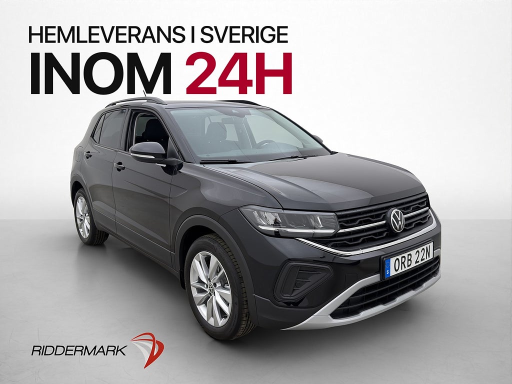 Volkswagen T-CROSS 1.0 TSI 95hk Cockpit Backkamera Sensorer