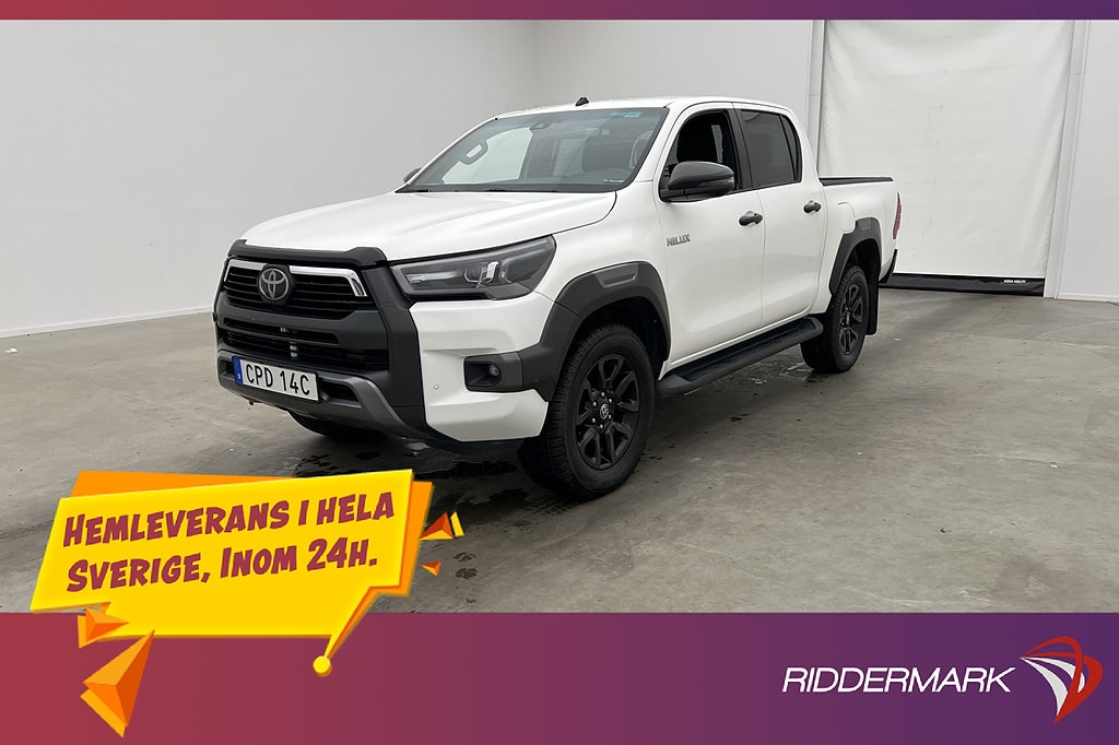 Toyota Hilux Invincible 2.8 4WD M/K-Värm Drag Diff JBL Moms