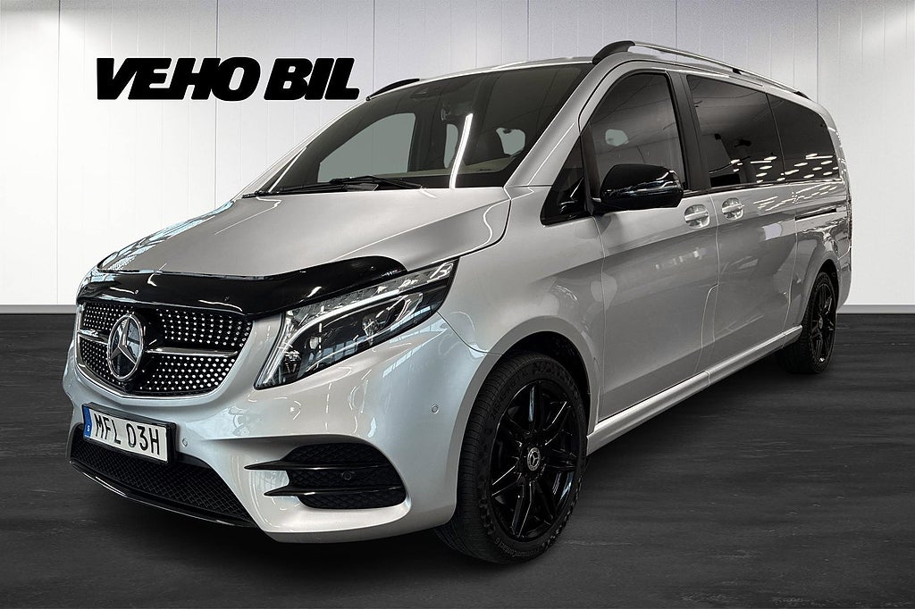 Mercedes-Benz V 300d 4Matic 3.2t Navi AMG 7-Sits Burmester 360° Ex.Lång