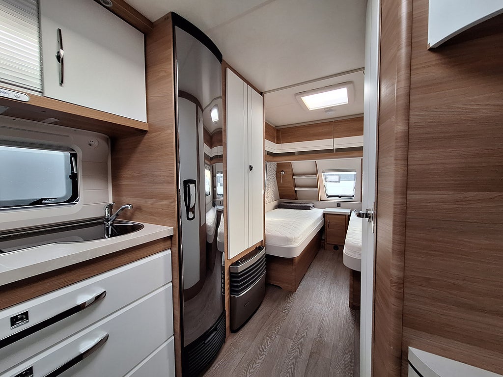 Hobby De luxe 540 UL Långbädd, 1 Ägare, Nytt Tält