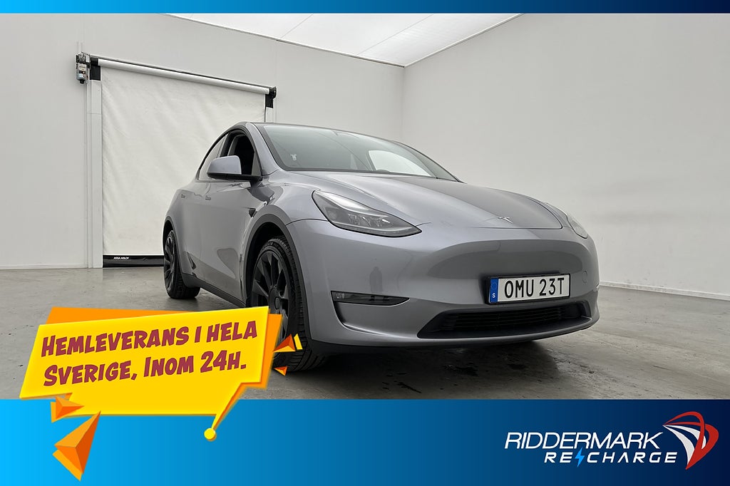 Tesla Model Y Long Range AWD Dragkrok Svensksåld MOMS