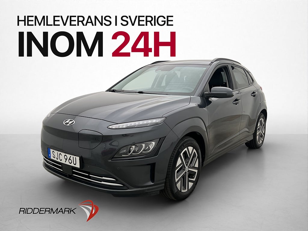 Hyundai Kona 64 kWh 204hk Essential Kamera CarPlay Krell