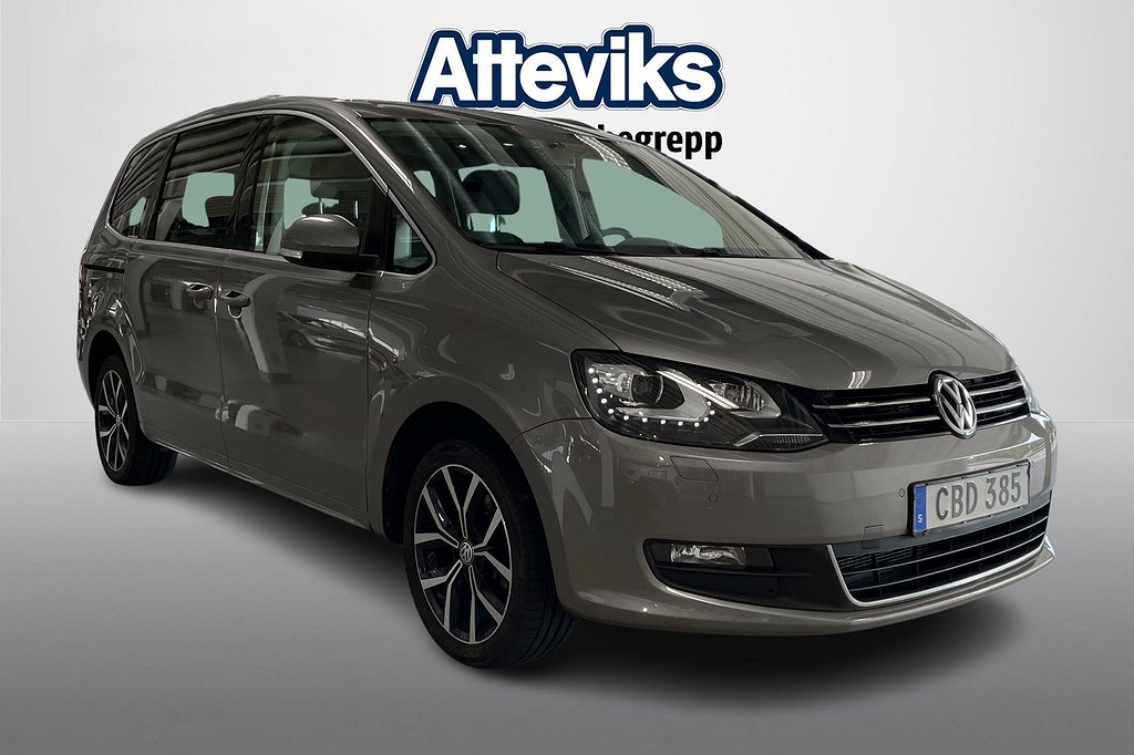 Volkswagen Sharan 2.0 TDI DSG 140hk *7-sits/Panorama/Drag*