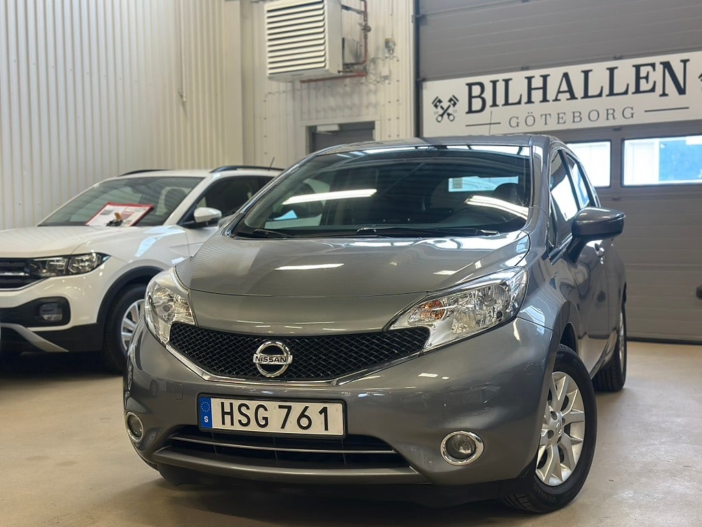 Nissan Note 1.2(80hk)1Brukare Farthållare Bluetooth Nyservad 