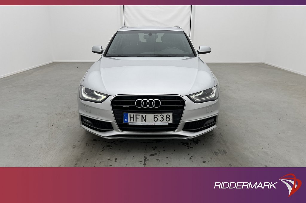 Audi A4 2.0 TDI Quattro 177hk S-Line Sensorer Dragkrok