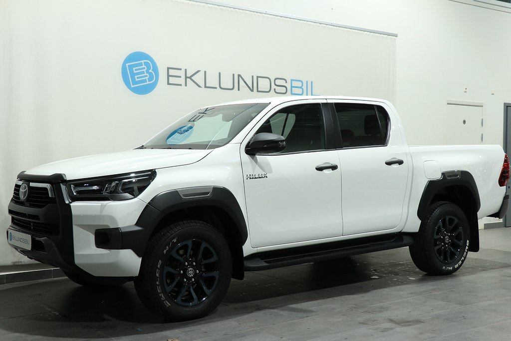 Toyota Hilux Dubbelhytt 2.8 4WD Invincible, Drag, Flaklock, 