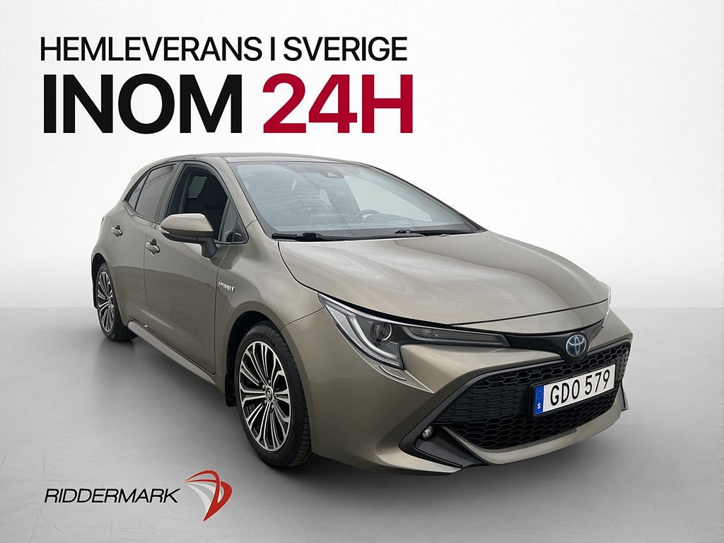 Toyota Corolla Hybrid 184hk Style Kamera CarPlay Två-Brukare