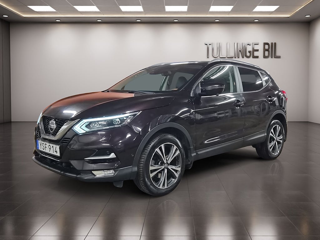 Nissan Qashqai 1.2 DIG-T Aut Lågmil Tekna Nyservad 360° Keyless Navi